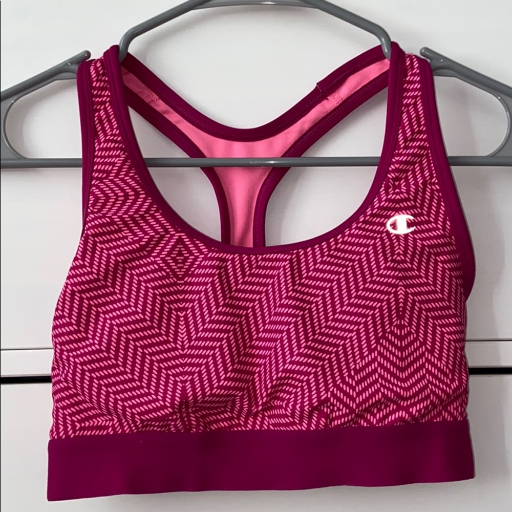 A pink champion sportsbra